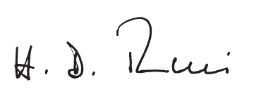 Hans Dieter Pötsch (Handschrift)